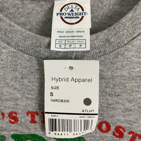 Delta Pro Weight Santa T-Shirt Size Small - Picture 3 of 5